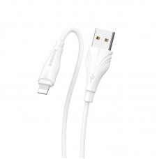 Дата кабель Borofone BX18 Optimal USB to Lightning (3m) Білий