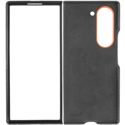 Шкіряний чохол Leather Case (AAA) для Samsung Galaxy Z Fold6 Black