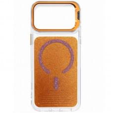 Чохол TPU+PC Jewel Sparkle with MagSafe для Apple iPhone 17 Pro (6.3") Orange Sparkle
