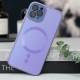 Чехол TPU+Glass Sapphire Midnight with MagSafe для Apple iPhone 12 Pro (6.1")