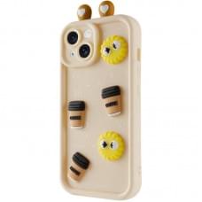 Чехол TPU Toys Case with Ears для Apple iPhone 15 (6.1")