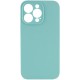 Чохол Silicone Case Full Camera Protective (AA) NO LOGO для Apple iPhone 13 Pro (6.1") Бірюзовий / Marine Green