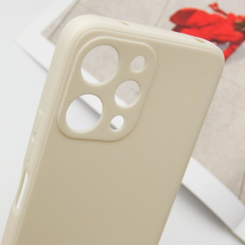 Силіконовий чохол Candy Full Camera для Xiaomi Redmi 12 Бежевий / Antique White