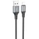 Дата кабель Hoco X86 Spear USB to Lightning (1m) Black