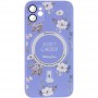 TPU+PC чохол Secret Garden with MagSafe для Apple iPhone 12 (6.1") Lilac