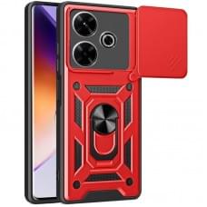 Чохол Ummi Camshield Serge Ring для Xiaomi Redmi 13 4G / Poco M6 4G Червоний