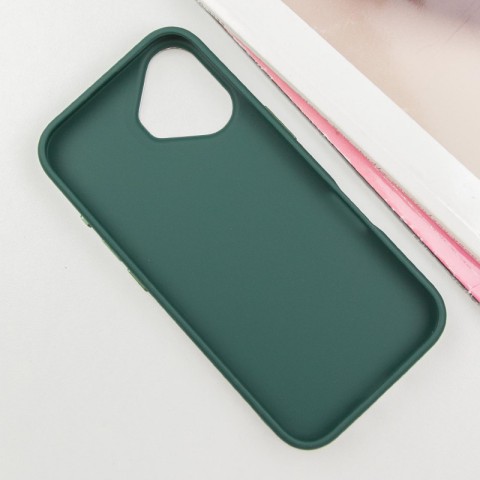 TPU чохол Bonbon Metal Style with MagSafe для Apple iPhone 16 (6.1") Зелений / Pine green