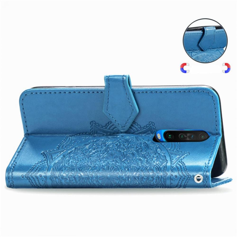 Шкіряний чохол-книжка Art Case з візитницею для Xiaomi Redmi K30 / Poco X2 Синій