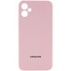 Чохол Silicone Cover Lakshmi Full Camera (AAA) with Logo для Samsung Galaxy A06 Рожевий / Pink Sand
