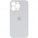 Чохол Silicone Case Full Camera Protective (AA) для Apple iPhone 15 Pro (6.1") Білий / White