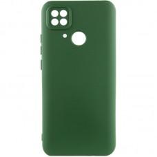 Чохол TPU GETMAN Liquid Silk Full Camera для Xiaomi Redmi 10C Зелений / Dark green