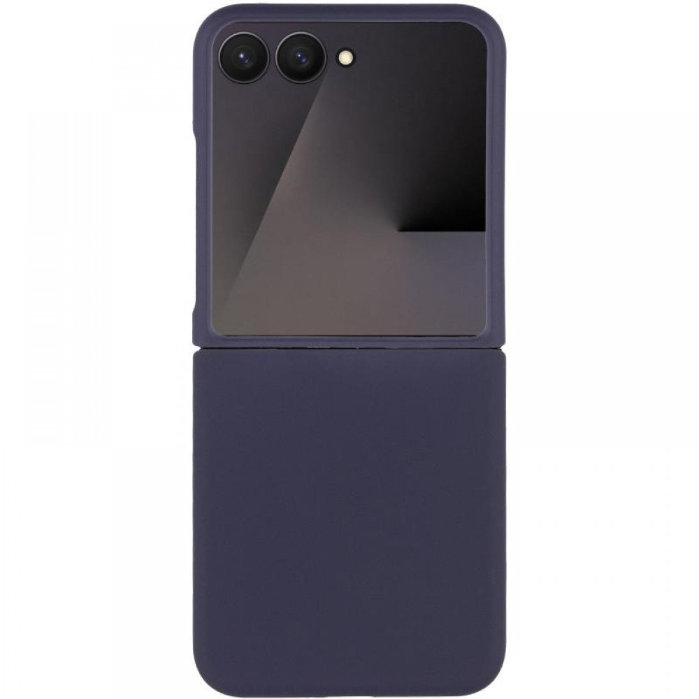 Чохол Foldables Silicone Cover Lakshmi (AAA) для Motorola Razr 50 Темно-синій / Midnight blue