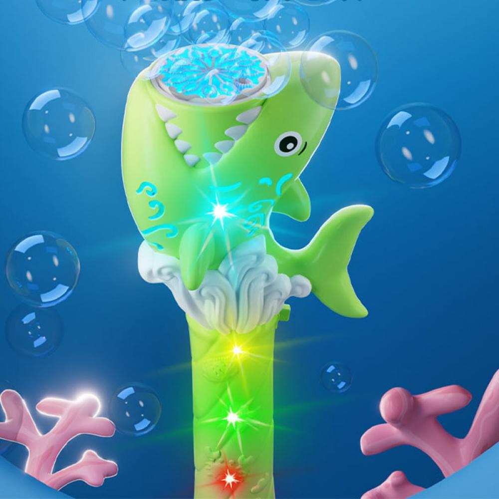 Пістолет з мильними бульбашками H038 Shark + bottle 50ml Green