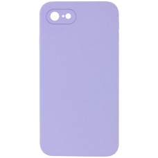 Чохол Silicone Case Square Full Camera Protective (AA) NOLOGO для Apple iPhone 7/8/SE (2020) (4.7") Бузковий / Dasheen
