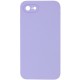 Чохол Silicone Case Square Full Camera Protective (AA) NOLOGO для Apple iPhone 7/8/SE (2020) (4.7") Бузковий / Dasheen