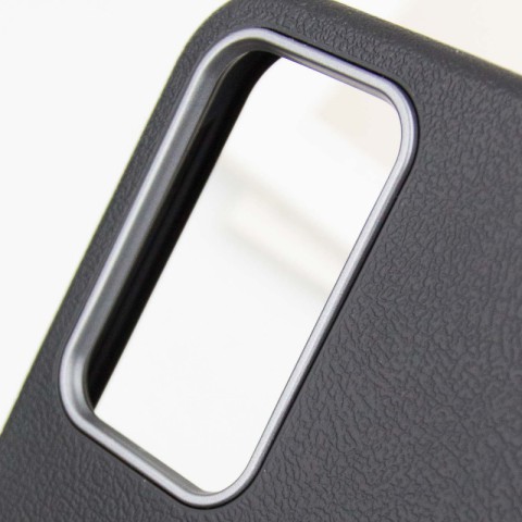 Шкіряний чохол Leather Case Metal Buttons для Samsung Galaxy A15 4G/5G / M15 5G Black