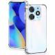 TPU чохол GETMAN Ease logo посилені кути Full Camera для Infinix Hot 40i / Spark Go 2024 / Spark 20 Безбарвний (прозорий)