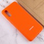 Чохол Silicone Cover Full Protective (AA) для Samsung Galaxy A02 Помаранчевий / Neon Orange