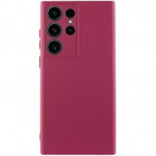 Чохол Silicone Cover Lakshmi Full Camera (AA) для Samsung Galaxy S25 Ultra Бордовий / Marsala