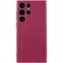 Чохол Silicone Cover Lakshmi Full Camera (AA) для Samsung Galaxy S25 Ultra Бордовий / Marsala