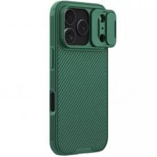Карбонова накладка Nillkin CamShield Pro для Apple iPhone 17 Pro (6.3") Deep Green