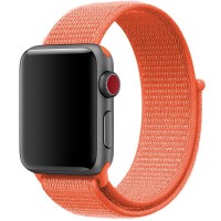 Ремінець Nylon для Apple Watch 42(ser.1-3)/44/45/46/49mm Помаранчевий / Orange