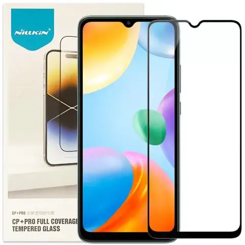 Захисне скло Nillkin (CP+PRO) для Xiaomi Redmi 10C / 12C / A3 / A3x / Poco C40 / C61 Чорний