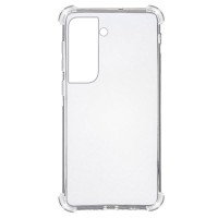 TPU чохол GETMAN Ease logo посилені кути для Samsung Galaxy S21 Безбарвний (прозорий)