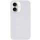 Чохол Silicone Case Full Protective (AA) NO LOGO для Apple iPhone 16 (6.1") Білий / White