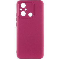 Чохол Silicone Cover Lakshmi Full Camera (A) для Xiaomi Redmi 12C Бордовий / Marsala