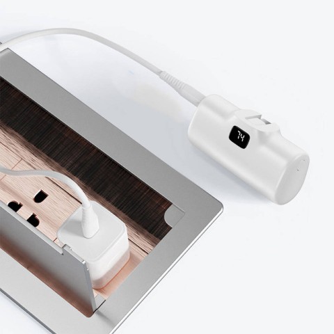 Портативний ЗП Power Bank WIWU Wi-P017-C Type-C 5000 mAh White