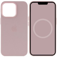 Чохол Silicone case (AAA) with Magsafe and Animation для Apple iPhone 13 Pro (6.1") Рожевий / Chalk Pink
