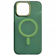 Чохол TPU+PC Lily with MagSafe для Apple iPhone 14 (6.1") Army Green