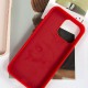 Чохол Silicone Case Full Protective with Ring для Apple iPhone 14 Pro Max (6.7") Red