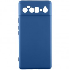 Чохол TPU GETMAN Liquid Silk Full Camera для Google Pixel 6 Pro Синій / Navy Blue