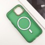 Чохол TPU+PC Lily with MagSafe для Apple iPhone 14 (6.1") Army Green