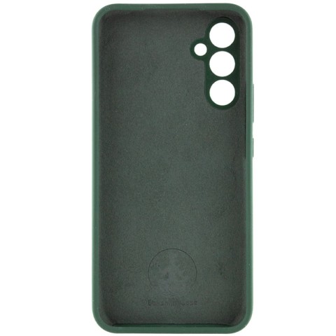 Чохол Silicone Cover Lakshmi Full Camera (AAA) для Samsung Galaxy A35 Зелений / Cyprus Green