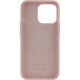 Чохол Silicone case (AAA) with Magsafe and Animation для Apple iPhone 13 Pro (6.1") Рожевий / Chalk Pink