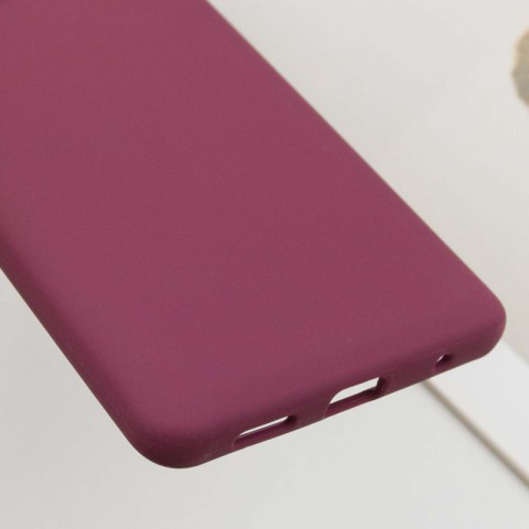 Чохол Silicone Cover Lakshmi Full Camera (AAA) для Xiaomi Redmi Note 10 Pro / 10 Pro Max Бордовий / Plum