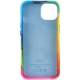 Шкіряний чохол Colour Splash для Apple iPhone 11 Pro Max (6.5") Red / Blue