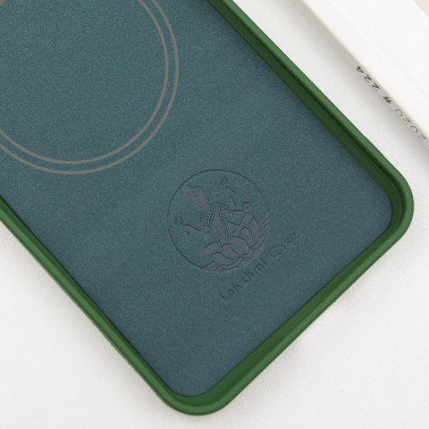 Чохол Silicone Cover Lakshmi Full Camera (AA) with MagFit для Google Pixel 7 Pro Зелений / Dark green