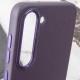 Шкіряний чохол Bonbon Leather Metal Style для Samsung Galaxy S22+ Фіолетовий / Dark Purple