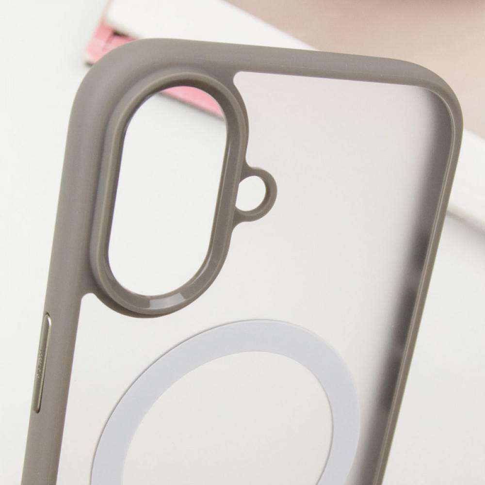 TPU+PC чехол Blueo Skin Friendly Frosted with MagSafe для Apple iPhone 16 (6.1")