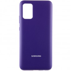 Чохол Silicone Cover Full Protective (AA) для Samsung Galaxy A02s Фіолетовий / Purple