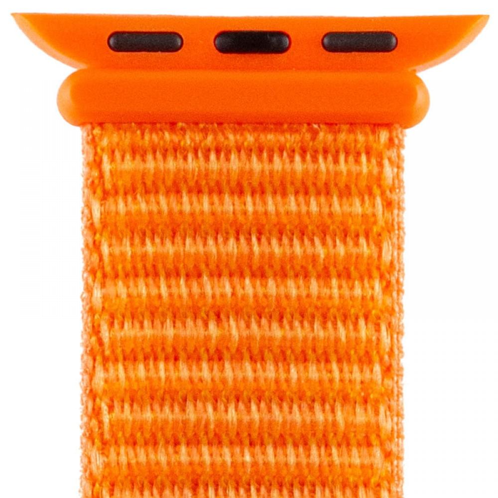 Ремінець Nylon для Apple Watch 38/40/41/42mm(ser.10) Помаранчевий / Orange