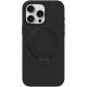 Чохол Silicone Case Full Protective NO LOGO with Ring для Apple iPhone 15 Pro (6.1") Black