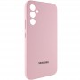 Чохол Silicone Cover Lakshmi Full Camera (AAA) with Logo для Samsung Galaxy S24+ Рожевий / Pink Sand