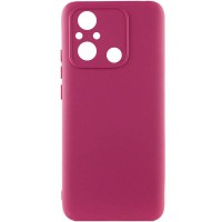 Чохол Silicone Cover Ummi Lakshmi Full Camera (AA) для Xiaomi Redmi 12C / Poco C55 Бордовий / Marsala