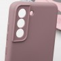 Чохол Silicone Cover Lakshmi Full Camera (A) для Samsung Galaxy S21 FE Рожевий / Pink Sand