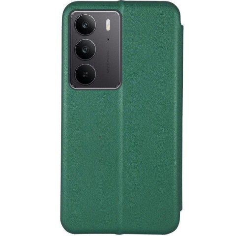 Шкіряний чохол-книжка Classy для Realme C75 / C75x Зелений